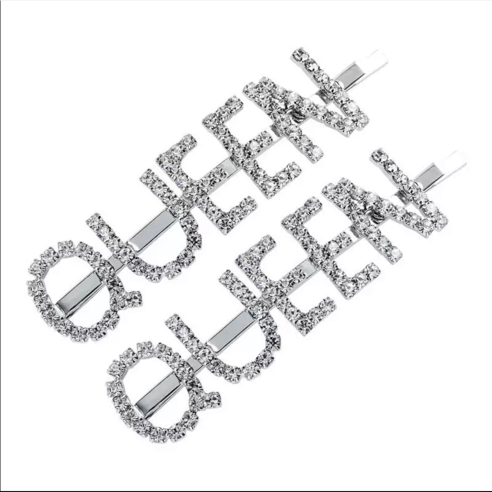 Rhinestone Queen hair pin